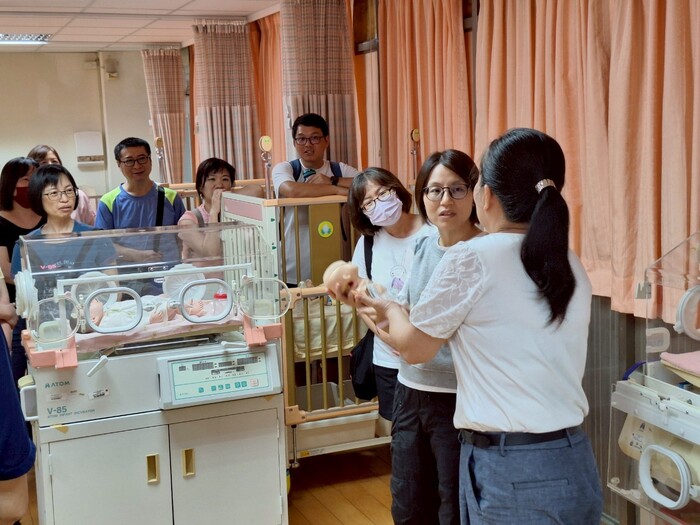 1140701中正國中參訪-新北市中正國中教師參訪亞東科大護理系體驗健康照護