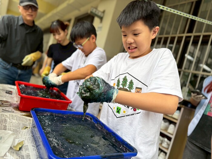 1150422廣福科學營-藍染真的好有趣！