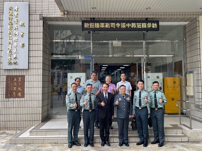 1151007國軍參訪交流-參觀類產線基地大合照