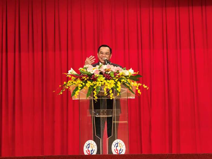 1141018亞東科大57周年校慶-亞東科大校友會高樹勳榮譽理事長致詞圖片