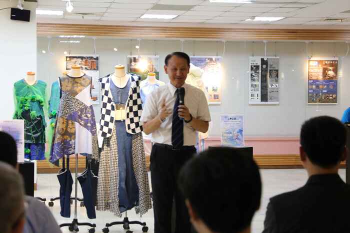1140925「交織」師生創新創意展開幕式-亞東科技大學黃茂全校長開幕致詞圖片