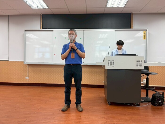 1140702~03社團負責人暨幹部研習-課外活動組曾騰輝組長給予學員勉勵圖片