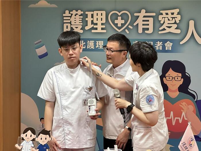 新北市教育局正式啟動「探索-實作-就業」一條龍的護理人才培育鏈,為台灣健康照護體系鋪設堅實人才通道。(高鈞麟攝)圖片