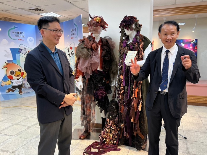 材料織品服裝系展示技職傳承的設計作品