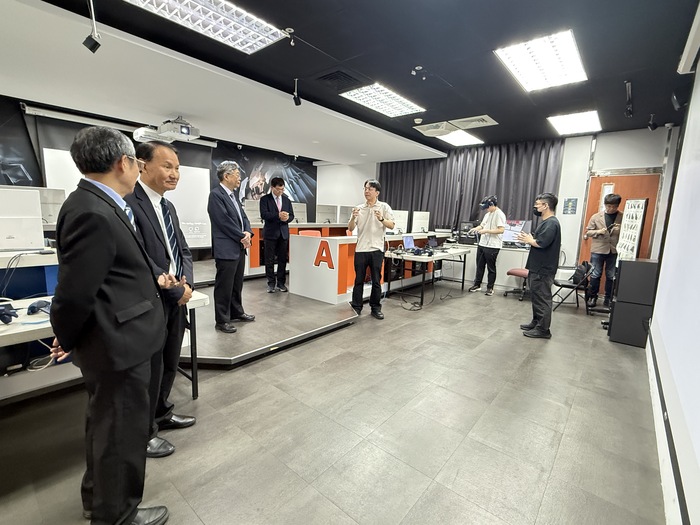 1150410聖約翰參訪本校-參訪數位媒體教學場域