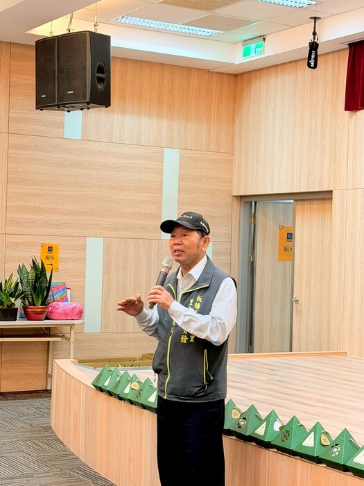 2026蔡衍明愛心基金會端午送暖-華德里陳寶銓里長致詞