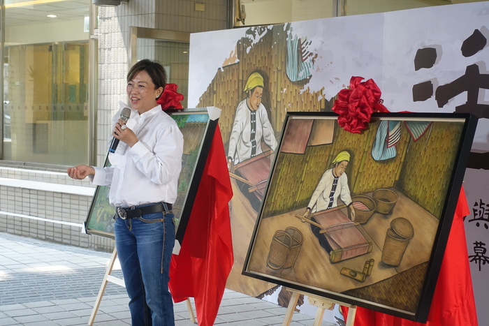 用峇里島傳統「竹筆工法」呈現　劉玉玲畫作將在亞東科大展出