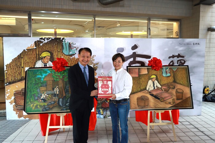 用峇里島傳統「竹筆工法」呈現　劉玉玲畫作將在亞東科大展出